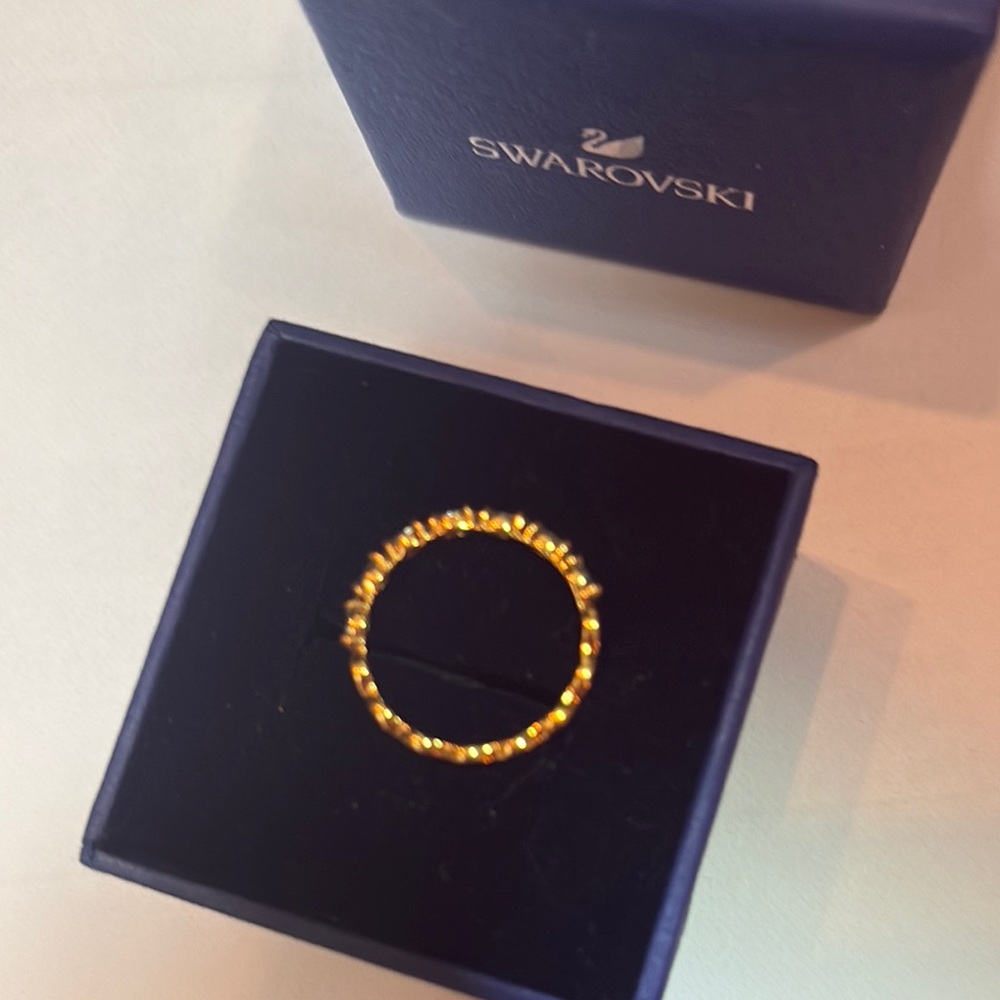 Swarovski Gold Ring